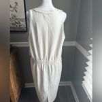 Athleta NWT $115 Seasoft Midi Dress White Athletic Athleisure Size XL Photo 4