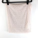 Charlotte Russe Womens Scarf Infinity Open Knit Metallic Ivory White 37x32 Photo 0