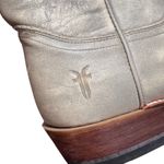 Frye Billy Ivory-Yellow Short Cowgirl booties size US 5.5 Photo 4