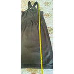 Athleta Women's  Dark Gray Crochet Knit Tank Dress Size Small 100% cotton Photo 9