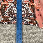 Vincente Cardigan Womens Medium Patchwork Kimono Bohemian Floral Embroidered Blue Photo 8