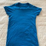 Lululemon  Blue Short Sleeve Athletic Shirt Photo 0
