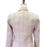 House of Harlow 1960 Long Double Breasted Blazer Cream & Tan Glen Plaid Size XS Photo 7