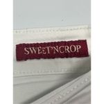 Lucky Brand 006 white denim jean sweet’n crop size 10/30 Photo 4