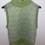 ZARA Green Turtleneck Sleeveless Sweater Photo 0