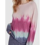 Wildfox New. pink, purple and blue beach jumper sweatshirt. Retails $98 medium Photo 2