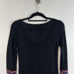 Missoni Sweater Dress Womens Sz Small Black, Multicolor V Neck Designer Luxury Photo 7