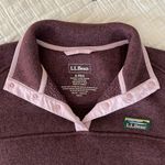 L.L. BEAN Women’s Sweater Fleece Pullover in Raisin Purple Size S Photo 6
