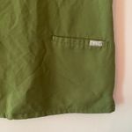 FIGS Women's size XS Dark Olive Green Casma Scrub Top Nurse Doctor Uniform Photo 3