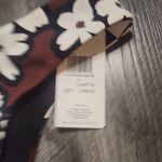 Hurley  Bold Daisy Mid Rise Bikini Bottom Size L Photo 4