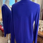 Eileen Fisher Deep Blue Cardigan Sweater Photo 3