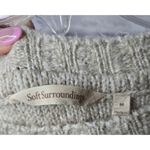 Soft Surroundings  cream Oatmeal cable knit pullover crew sweater Medium. Photo 6