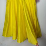 Betsey Johnson NWT Yellow Rockabilly Dress Sz 12 Pinup Girl Wrap Fit Flare Photo 10