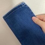 American Eagle distressed exposed zipper super hi-rise jegging crop jeans sz 4 Photo 6