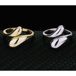 Boutique NEW Chunky Yellow Gold Plated Sterling Silver Open Wrap‎ Band Ring, Adjustable Photo 8
