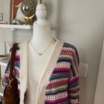 Vigoss Multicolor Striped Women's Sweater Size L Photo 1