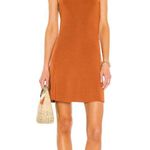 Cult Gaia  Leslie Knit Dress in Spice Large New Womens Mini Metallic Cocktail Photo 11
