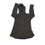 Lululemon Fleece Thank You Heathered Grey Knit Pullover w/ Hood Photo 2