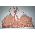 Aerie  Pink Lace‎ Crossback Bralette Size XL Photo 1