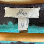 Joie  Women's M Racerback Tank Top Dress Teal Black Tie Dye Linen Blend Vacation Photo 1