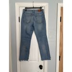 J. Crew Denim Jeans Womens Sz 24 Blue Slouchy Boyfriend Pants Frayed Distressed Photo 2
