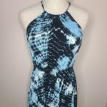 Prómesa Promesa Black Blue Tie Dye Boho Maxi Dress‎ Size M Photo 1
