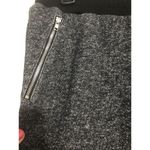 Guess  sweatpants‎ Grey Black womens Size Medium Cozy Zipper Pockets Photo 4