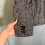 J.Crew  Women's One‎ Button Linen Blazer Gray Size 4 Office Business Preppy Photo 8