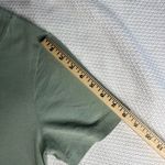 Madewell  Crew Neck TShirt Sage Green Size Medium 100% Supima Cotton Short Sleeve Photo 4
