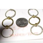 NIP Trades Of Hope Diversity Triple Hoops 3" Dangle Silver/Gold Tone Earrings Silver Photo 1