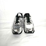Jessica Rich Transparent Sneaker Size 9 (39) Gold Snake NIB Black Photo 2
