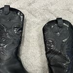 Black Women's Cowboy Boots EU 37 Size 6 Photo 2