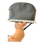 Michael Kors Black Leather Crossbody Handbag Photo 7