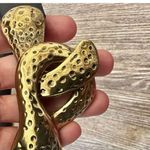 Chico's Chico’s black leather Metal adjustable belt Photo 4