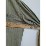 American Eagle  Women's Shirt Button Up Collared Olive Green Size XL Photo 5