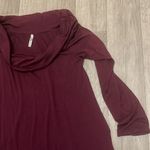 Mittoshop  burgundy cowl neckline sweater lightweight dress medium large Photo 2