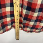 Field & Stream Shirt Womens XL Red Blue Plaid Flannel Button Up Grunge 90s Photo 2