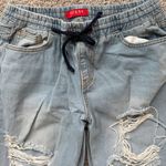 Guess Pull On Jeans Distressed Photo 1