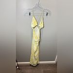 Free People Third Form Women's Yellow/White Ring Out Slip Dress Size 4 Yellow Photo 2