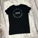 PINK Crew Neck Diamond Logo T Photo 1