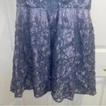 Yoana Baraschi ✅ Blue Floral Lace Cut Out Back Cocktail Party Tea Dress Photo 5