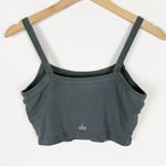 Alo Yoga  Ribbed Crop Whisper Bra Tank - Dark Cactus Photo 2