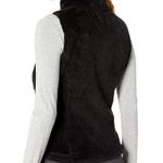 Mountain Khakis Wanderlust Fleece Vest M Zip Black Fuzzy Assymetric Moto Size M Photo 2