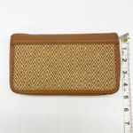 Jewell By Thirty One Zippy Wallet All About The Benjamins Diamond Straw Boho Brown Photo 12