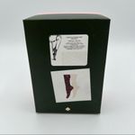 Kate Spade Pink Purple Animal Print Crew Cozy Socks Gift Box Women’s One Size Photo 2