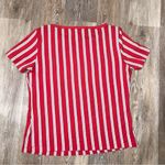 Apriori by Escada Vintage Striped Graphic Tee 12 EUC Red Photo 2