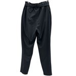 Modern Ambition Black Paper Bag Tie Waist 5 Pocket Ankle Crop Pants Womens M Size M Photo 12