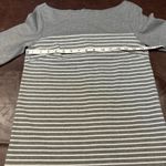 Gap Vintage Y2K  Boatneck Mariner‎ Dress XS Striped Preppy Cotton Gray Combo Photo 14