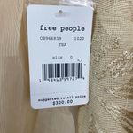 Free People  Mini Boho Dress Women Size 0 Cream Embroidered Witch Fairy Concert Photo 11