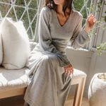 Jenni Kayne Everyday Kate Sweater Dress - Heather Grey Women’s Size Small Photo 1